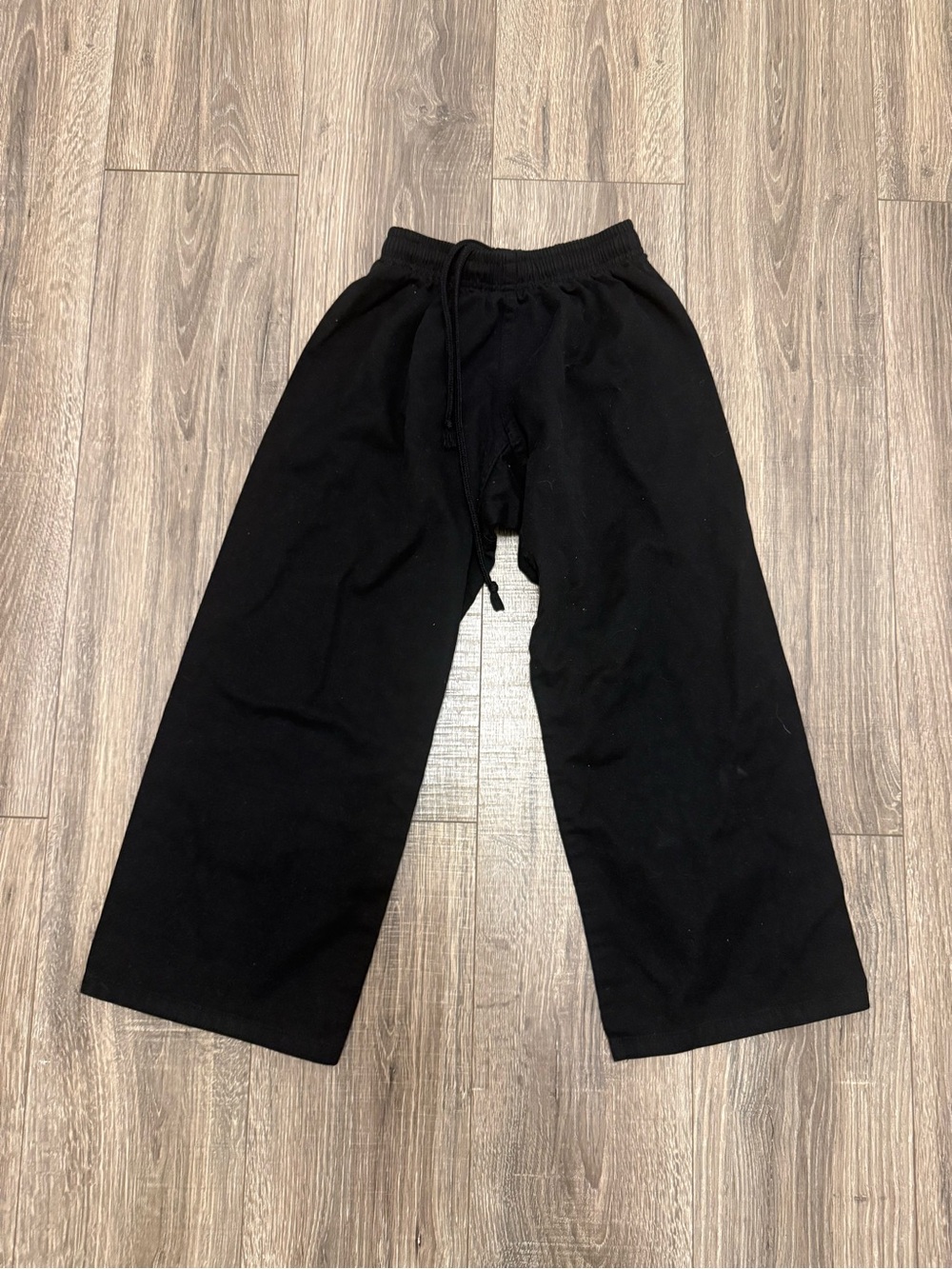 Martial Arts Boys Black Pants Size 6 7 Years